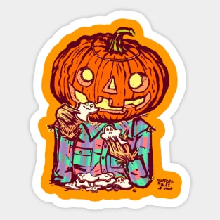 Monster Cookie Jack-O-Lantern Sticker